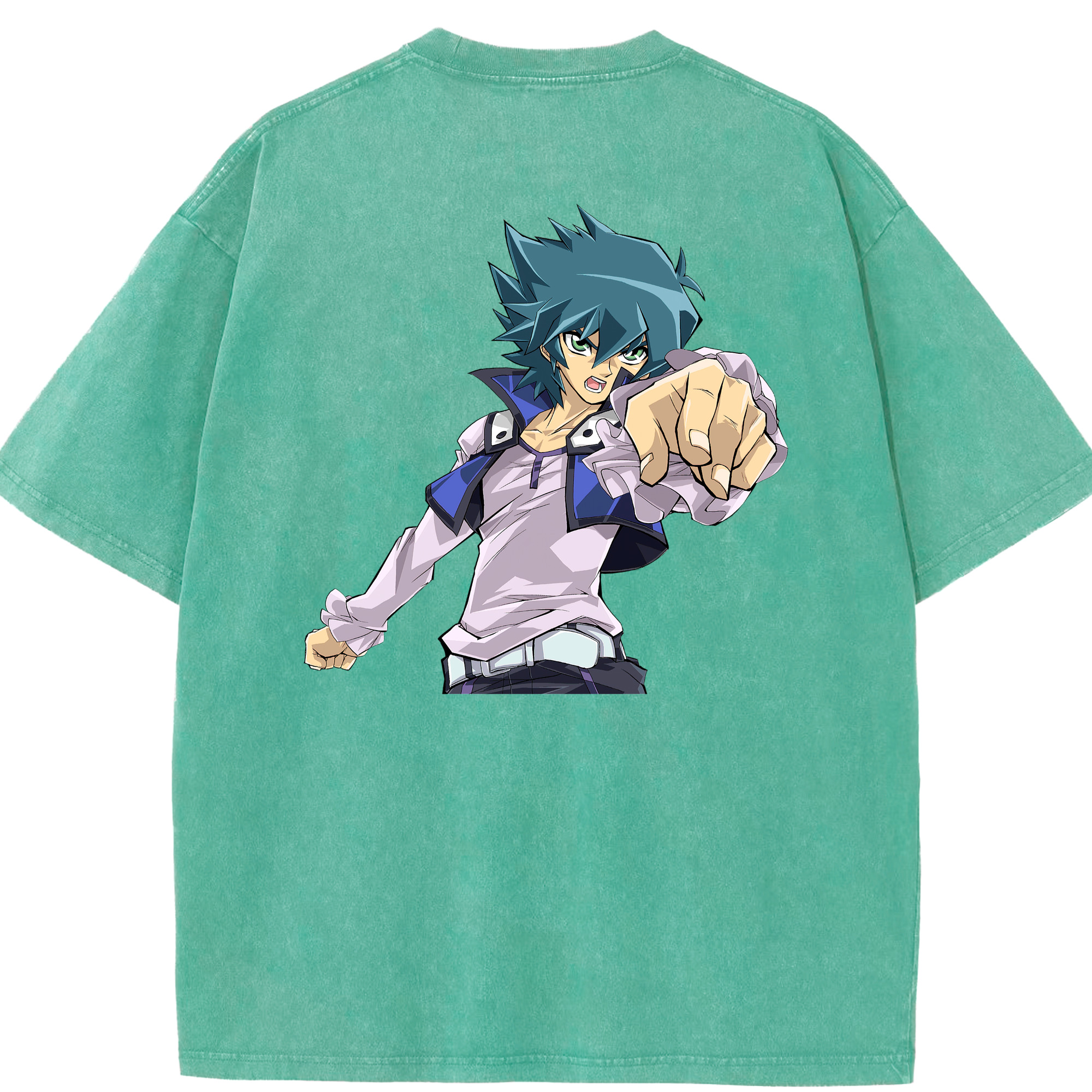 （画像用） 遊☆戯☆王 Yu-Gi-Oh! 綿100% ヴィンテージ風 半袖Tシャツ（背面プリント）